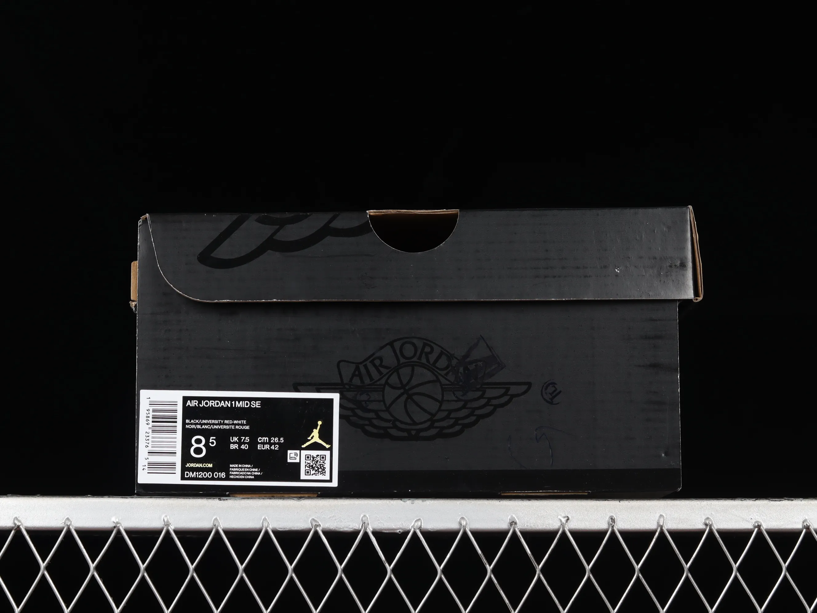 All categories Air Jordan Jordan series basketball shoes Air Jordan 1 Mid G version pure original Air Jordan 1 Mid "Elephant Toe" AJ1 Joe 1 crackle elephant Chinese basketball shoes DM1200-016